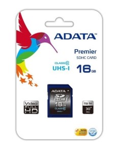 ADATA Premier - Tarjeta de memoria flash - 16 GB - UHS Class 1  Class10 - SDHC UHS-I ASDH16GUICL10-R kiwiku.com