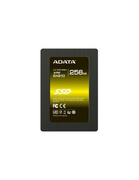 ADATA XPG SX910 - Unidad en estado sólido - 256 GB - interno - 2.5" - SATA 6Gb/s - negro ASX910S3-256GM-C kiwiku.com