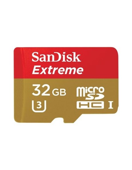 SanDisk Extreme - Tarjeta de memoria flash - 32 GB - UHS Class 1 / Class10 - microSDHC UHS-I SDSDQX-032G-U46A kiwiku.com