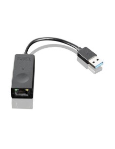Lenoxo 4X90E51405 - Adaptador USB 3.0 a Ethernet (RJ-45, 1000 Mbit/s), negro 4X90E51405 kiwiku.com