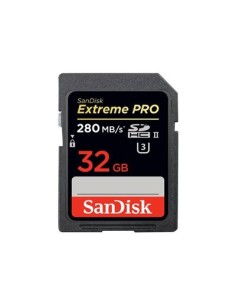 SanDisk Extreme Pro - Tarjeta de memoria flash - 32 GB - UHS Class 3 - 1667x/1867x - SDHC UHS-II SDSDXPB-032G-G46 kiwiku.com
