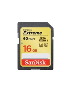 SanDisk Extreme - Tarjeta de memoria flash - 16 GB - UHS Class 3 / Class10 - SDHC UHS-I SDSDXN-016G-G46 kiwiku.com