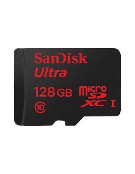 SanDisk Ultra - Tarjeta de memoria flash ( adaptador microSDXC a SD Incluido ) - 128 GB - Class 10 - SDSDQUAN-128G-G4A kiwiku.c