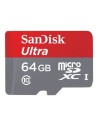 Sandisk ultra - tarjeta de memoria flash ( adaptador microsdxc a sd incluido ) - 64 gb - class 10 -