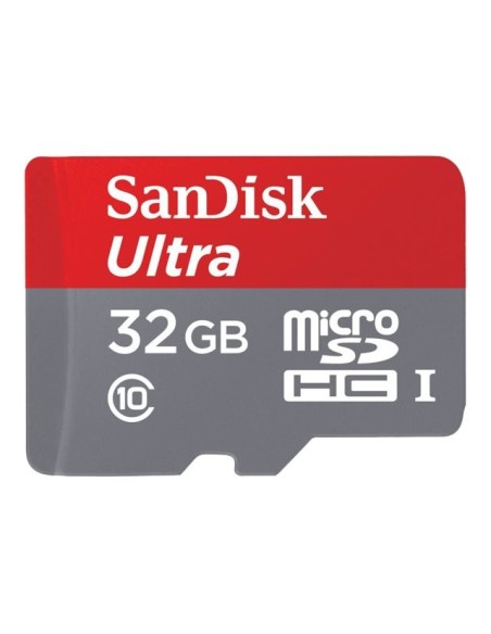 SanDisk Ultra - Tarjeta de memoria flash ( adaptador microSDHC a SD Incluido ) - 32 GB - Class 10 -  SDSDQUAN-032G-G4A kiwiku.c