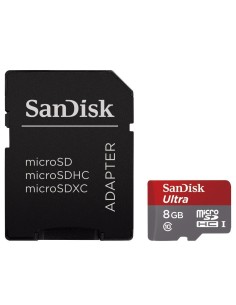 SanDisk Ultra - Tarjeta Micro sdhc de memoria flash 8 GB - Class 10 - 320x  SDSDQUAN-008G-G4A kiwiku.com