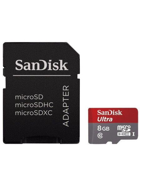 SanDisk Ultra - Tarjeta Micro sdhc de memoria flash 8 GB - Class 10 - 320x  SDSDQUAN-008G-G4A kiwiku.com