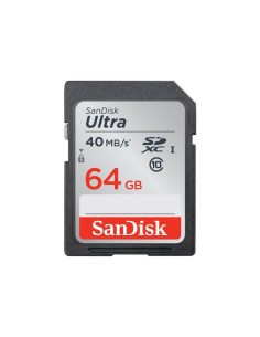 SanDisk Ultra - Tarjeta de memoria flash - 64 GB - UHS Class 1 / Class10 - 266x - SDXC UHS-I SDSDUN-064G-G46 kiwiku.com