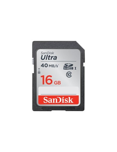 SanDisk Ultra - Tarjeta de memoria flash - 16 GB - UHS Class 1  Class10 - 266x SDSDUN-016G-G46 kiwiku.com