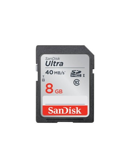 SanDisk Ultra - Tarjeta de memoria flash - 8 GB - UHS Class 1 / Class10 - 266x - SDHC UHS-I SDSDUN-008G-G46 kiwiku.com