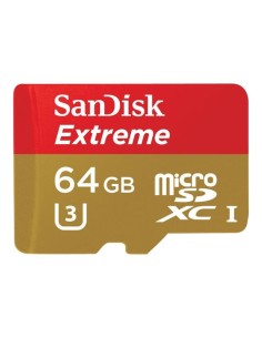 SanDisk Extreme - Tarjeta de memoria flash ( adaptador microSDXC a SD Incluido ) - 64 GB - UHS Class SDSDQXL-064G-GA4A kiwiku.c
