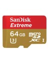 Sandisk extreme - tarjeta de memoria flash ( adaptador microsdxc a sd incluido ) - 64 gb - uhs class