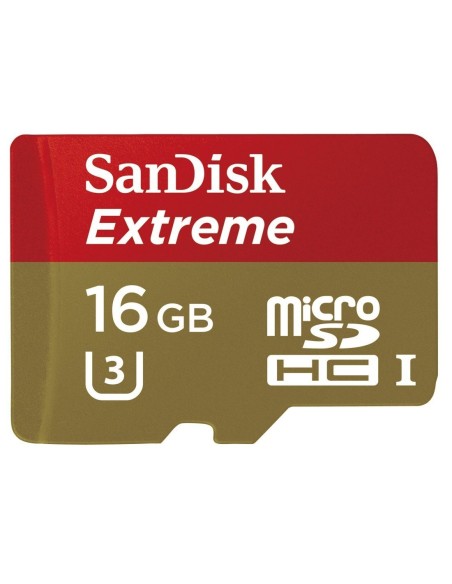 SanDisk Extreme - Tarjeta de memoria MicroSDXC de 16 GB 60MB/s Class 10 SDSDQXN-016G-G46A kiwiku.com