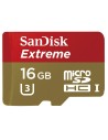Sandisk extreme - tarjeta de memoria microsdxc de 16 gb 60mb/s class 10