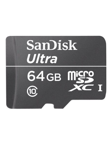 SanDisk Ultra - Tarjeta de memoria flash - 64 GB - Class 10 - microSDXC UHS-I SDSDQL-064G-G35 kiwiku.com