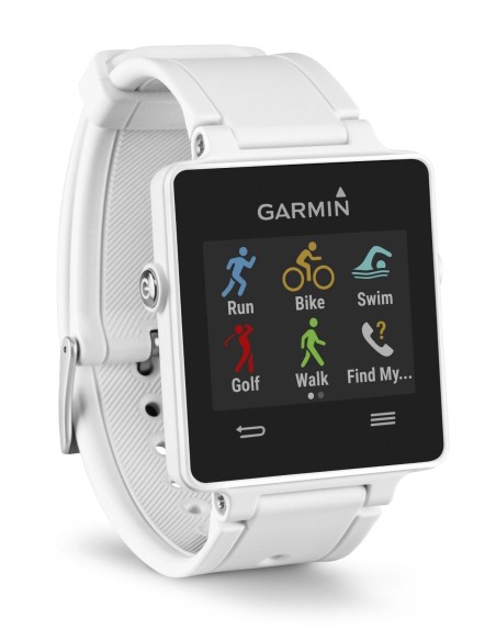 Garmin vívoactive - Smartwatch con GPS y pulsómetro, color blanco 010-01297-11 kiwiku.com