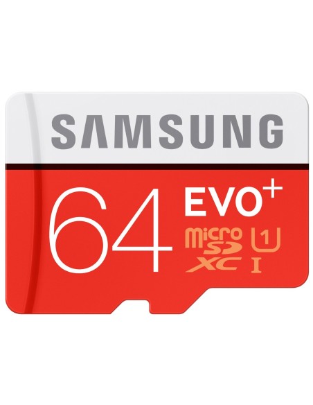 Samsung micro sd 64gb + adaptador evo+ clase 10 MB-MC64DA/EU kiwiku.com