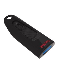 Memoria USB SanDisk Ultra 128 GB USB 3.0 Negro - Alta Velocidad y Seguridad  