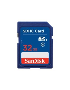 SanDisk Standard - Tarjeta de memoria flash - 32 GB - Class 4 - SDHC SDSDB-032G-B35 kiwiku.com