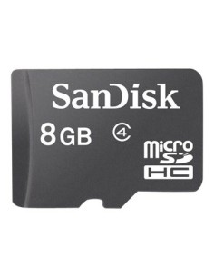 SanDisk - Tarjeta de memoria flash - 8 GB - Class 4 - microSDHC - negro SDSDQM-008G-B35 kiwiku.com
