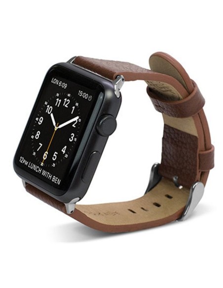 X-Doria Lux Correa Apple Watch 42mm Marrón XD/439671 kiwiku.com
