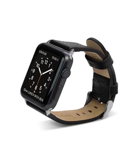 X-Doria Lux Correa Apple Watch 38mm Negro XD/439664 kiwiku.com