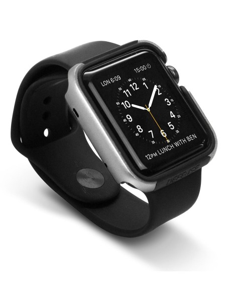 X-Doria Defense Edge Carcasa Apple Watch 38mm Plateado XD/437752 kiwiku.com
