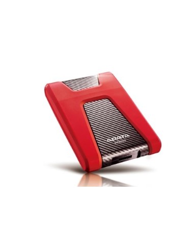 ADATA DashDrive Durable HD650 - Disco duro - 1 TB - externo ( portátil ) - 2.5" - USB 3.0 - rojo AHD650-1TU3-CRD kiwiku.com