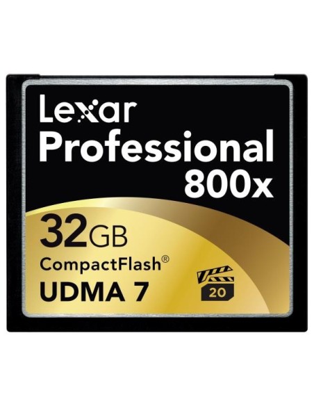 Lexar Professional 800x - Memoria Compact Flash de 32 GB LCF32GCRBEU800 kiwiku.com