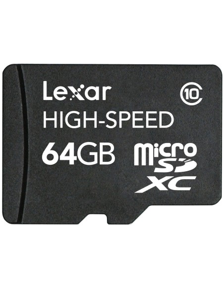 Lexar microSDXC 64GB - Tarjeta microSD de 64 GB (Class 10), negro LSDMI64GABEUC10 kiwiku.com