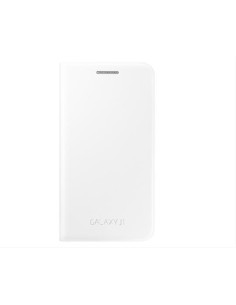 Samsung Flip Cover EF-FJ100 para Galaxy J1, blanco - apropiado para GALAXY J1 J100N EF-FJ100BWEGWW kiwiku.com