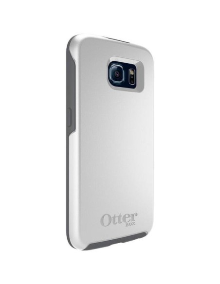 OtterBox Symmetry - Funda para Samsung Galaxy S6 Edge, color blanco 77-51775 kiwiku.com