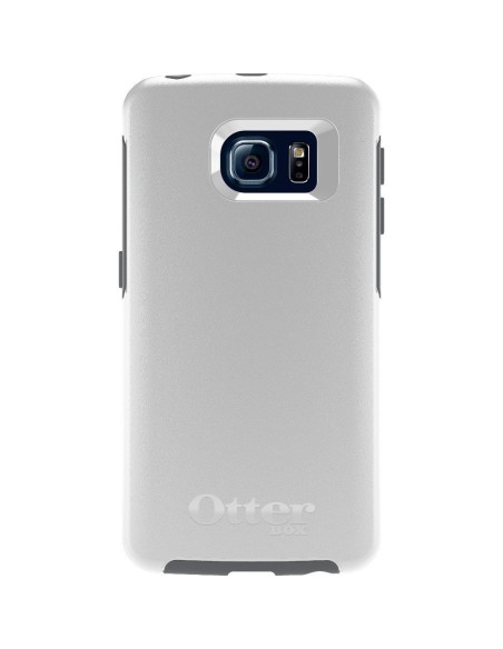 OtterBox Symmetry - Funda para Samsung Galaxy S6 Edge, color blanco 77-51775 kiwiku.com