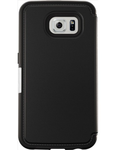 OtterBox Strada - Funda de protección para Samsung Galaxy S6, en piel, color negro 77-51739 kiwiku.com