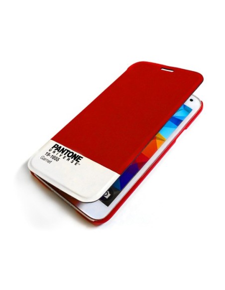 Pantone BXPAS5F05 - Funda flip para Samsung Galaxy S5, granate - Electrónica - Kiwiku.com