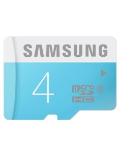 Samsung Standard - Tarjeta de memoria Micro SDHC de 4 GB Clase 6 con adaptador SD MB-MS04DA/EU kiwiku.com