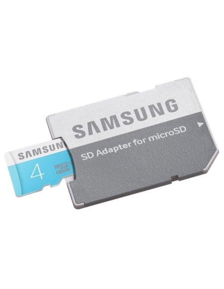 Samsung Standard - Tarjeta de memoria Micro SDHC de 4 GB Clase 6 con adaptador SD MB-MS04DA/EU kiwiku.com