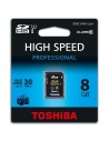 Toshiba 8gb sdhc - tarjeta de memoria sdhc de 8 gb class 10 uhs-i 30 mb/s negro