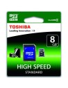 Toshiba sd-c08gj(6a - tarjeta micro sd de 8 gb clase 4 con adaptador