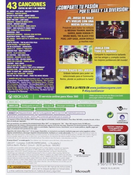 Just dance 2016 esp xbox360 3307215897447 kiwiku.com
