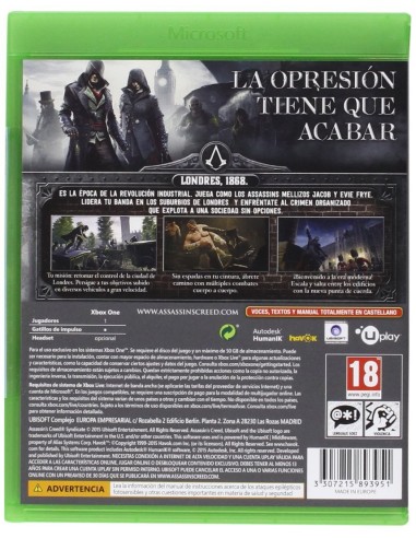 Assassins creed syndicate xbox one 3307215893951 kiwiku.com