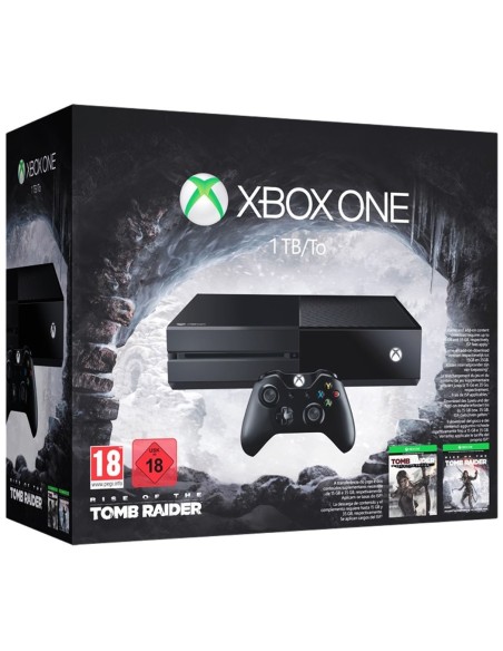 Xbox One - Consola 1 TB + Rise Of The Tomb Raider + Tomb Raider: Definitive Edition KF7-00030 kiwiku.com