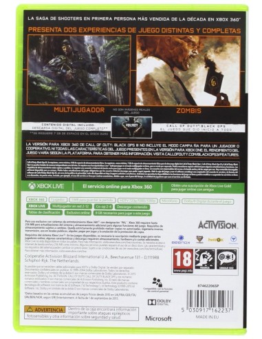 XBox 360 87462SP - CALL OF DUTY: BLACK OPS III 87462SP kiwiku.com