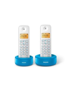Philips D1302WA - Teléfono Duo Azul y Blanco D1302WA/23 kiwiku.com
