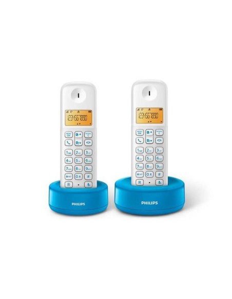 Philips D1302WA - Teléfono Duo Azul y Blanco D1302WA/23 kiwiku.com