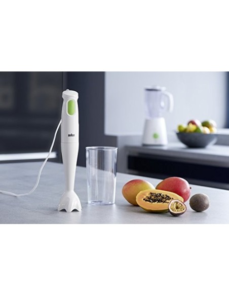 Braun Multiquick 1 MQ 100 - Licuadora Acero inoxidable Blanco 0X22111014 kiwiku.com