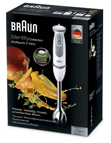 Braun MQ5000 Soup - Batidora, 750 W y 21 velocidades Multiquick 5 Vario OX22111024 kiwiku.com
