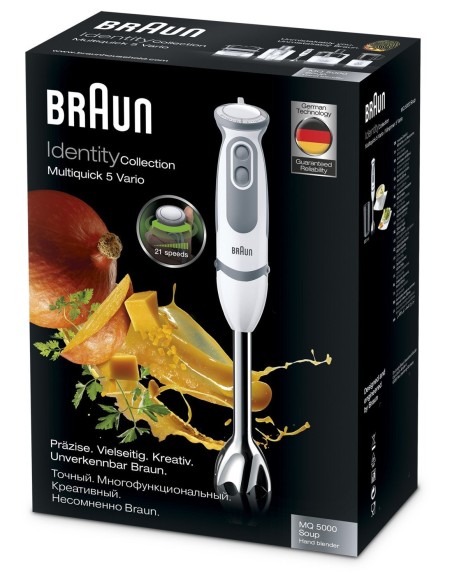 Braun MQ5000 Soup - Batidora, 750 W y 21 velocidades Multiquick 5 Vario OX22111024 kiwiku.com