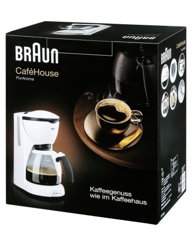 Braun - Cafetera Eléctrica CaféHouse KF 520 0X13211005 kiwiku.com