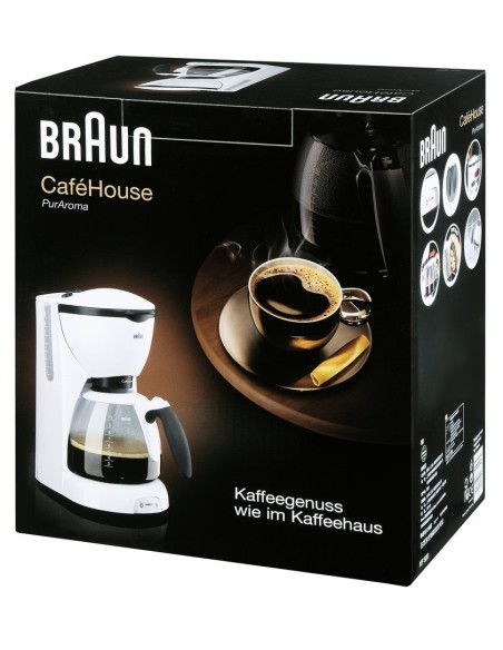 Braun - Cafetera Eléctrica CaféHouse KF 520 0X13211005 kiwiku.com